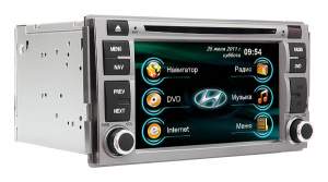 Штатная магнитолаGps,Navi,DVD Roadrover для   Hyundai Santa Fe Ровно